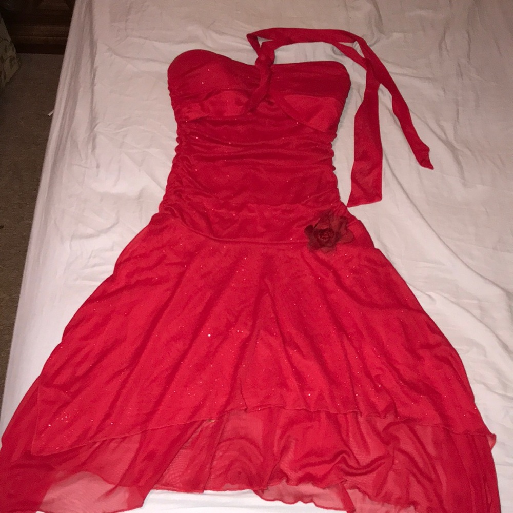 Homecoming/Prom Sparkly Red Dress